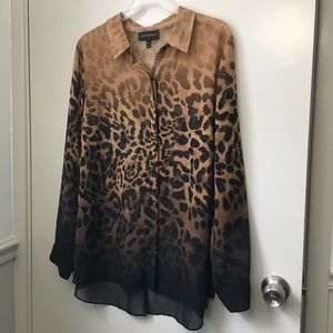 Lane Bryant sheer blouse size 18/20